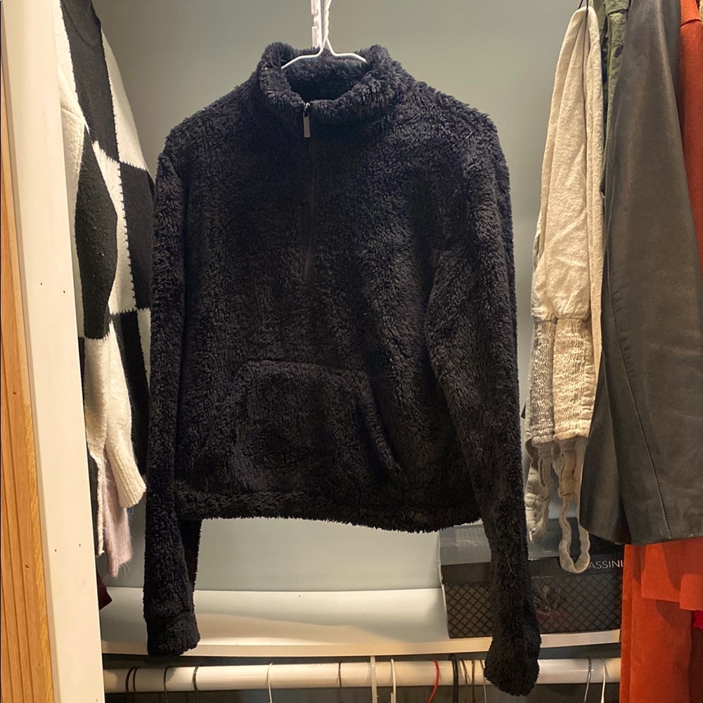 Aeropostale Black Cowl Neck Sweater